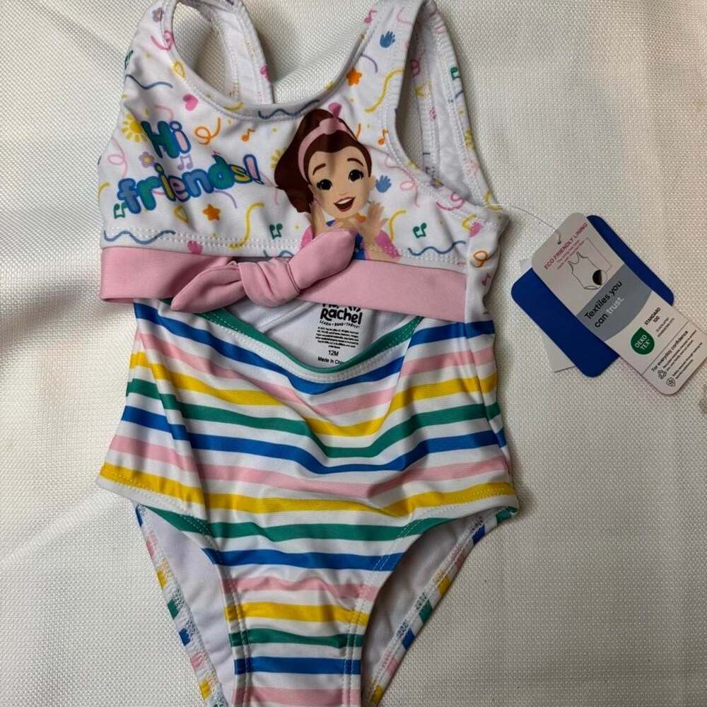 Ms Rachel Toddler Girls One-Piece Swimsuit Size 12M